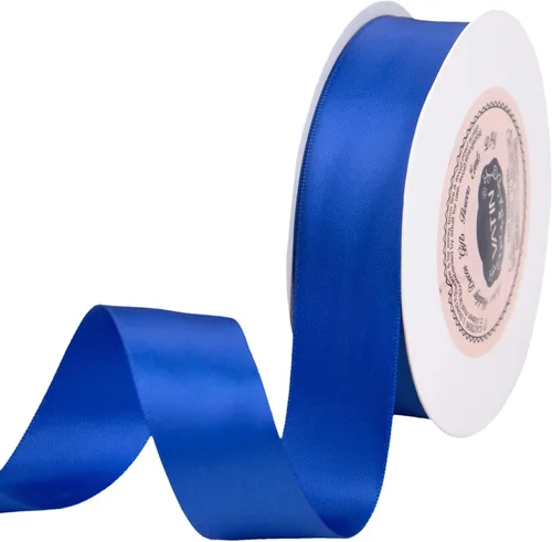 Miniatura 112 de VATIN Cinta de satín de poliéster de doble cara de 1.5 pulgadas Azul Royal Light