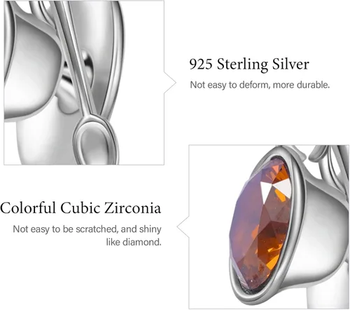 Miniatura 6 de GNOCE Rose Gold Pendant Charm for Women Sterling Silver Coffee Cup Dangle Charms for BraceletNecklace Christmas Jewelry Gift For Mom Sister Daughter