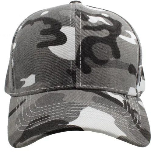 Miniatura 102 de Gorras de béisbol con correa trasera ajustable, lisas, negras, 12