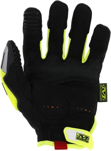 Miniatura 6 de Mechanix Wear Talla 8 M-Pact E5 Armortex y TrekDry y D3O Guantes resistentes a cortes de alta visibilidad, amarillo fluorescente y negro, pequeño
