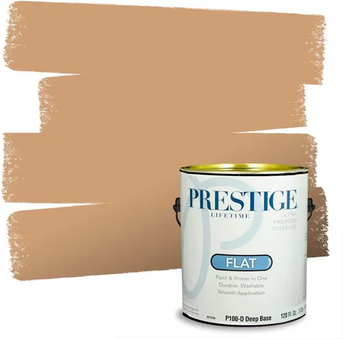 Miniatura 72 de PRESTIGE Pintura exterior e imprimación en uno, bronceado Aberdeen, plano, 1 galón