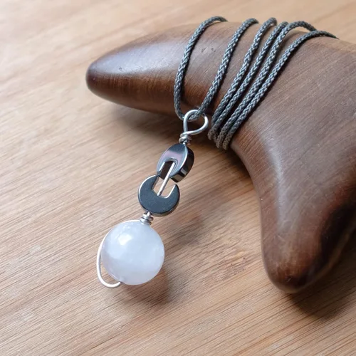Miniatura 2 de Collar estimulante para el apoyo en la extracción de cabello y piel Collar táctil personalizado, joyería para hacer nudos y girar