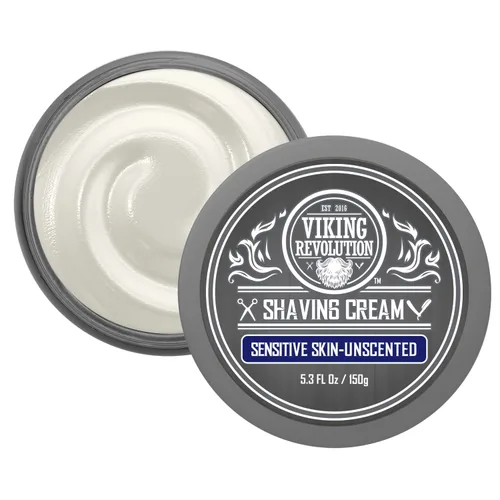 Miniatura 5 de Crema de afeitar de lujo para piel sensible - Sin fragancia - Jabón de afeitar suave, liso y sedoso - Abundante espuma para el afeitado más suave
