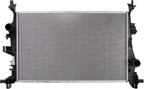 Miniatura 8 de TRQ Radiador de 1 fila de núcleo de aluminio de 26.5 pulgadas de ancho de núcleo compatible con Chevrolet Captiva Sport 2012-2015 Saturn Vue