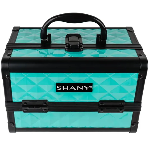 Miniatura 8 de SHANY Caja de maquillaje elegante, caja de cosméticos, estuche de maquillaje portátil, organizador de cosméticos de belleza, almacenamiento de joyas