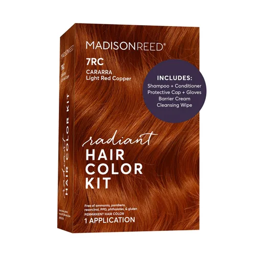 Miniatura 65 de Madison Reed - Kit de color de cabello radiante, tinte permanente para el cabello, 100 % cobertura de canas, sin amoníaco, castaño Catania 5NGM