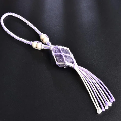 Miniatura 6 de Adornos colgantes de cristal curativos Feng Shui para coche, adorno de meditación, adorno colgante para ventana, para decoración del hogar