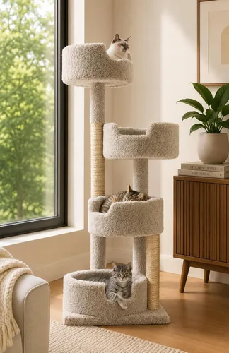 New Cat Condos Torre para gatos de varios niveles