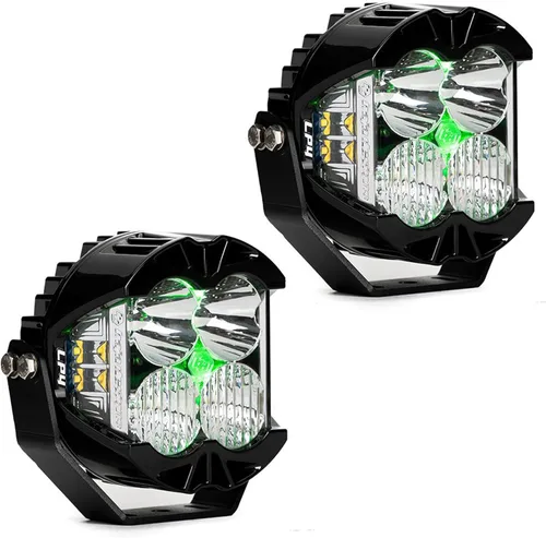 Miniatura 7 de Baja Designs LP4 Pro - Cápsula de luz LED - 2 piezas con arnés de cableado (para conducción/combo; ámbar)