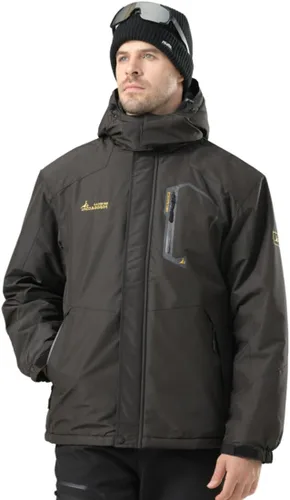 Miniatura 2 de Chaqueta de esquí para hombre, impermeable, cálida, abrigo de nieve de invierno para senderismo