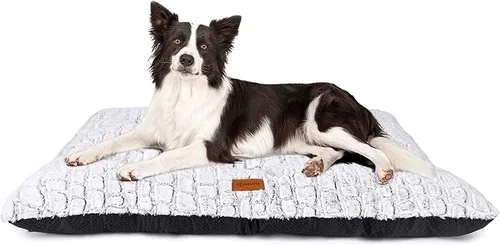 Miniatura 12 de Alfombrilla para jaula de perro, colchón de jaula de perro de felpa, colchón para jaula de perro suave, almohadilla antideslizante para jaula