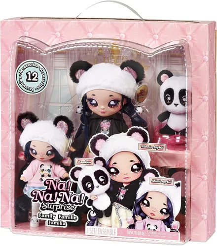 Miniatura 5 de Na! Na! Na! Surprise Familia Winnie Joyful, Mimi Joyful & Bamboo Doll