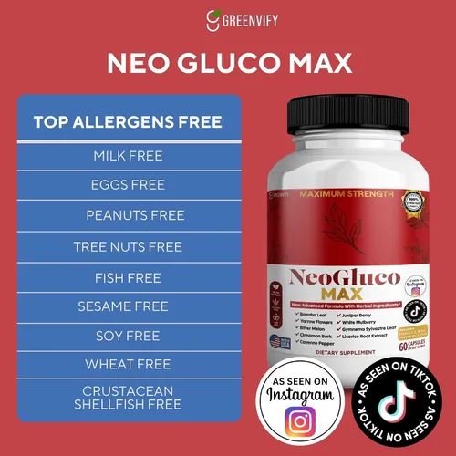Miniatura 3 de NeoGraco MAX Suplemento de máxima fuerza con hoja de banaba, melón amargo, mezcla de hierbas, 60 cápsulas vegetales, suministro para 30 días (2)