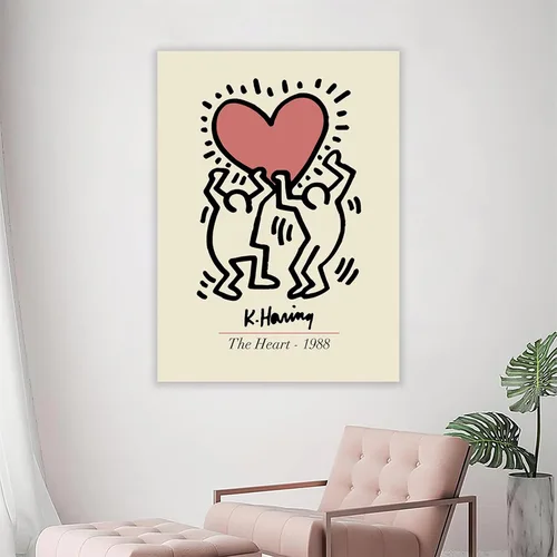 Miniatura 5 de Atrippy Pósteres minimalistas grandes, tapiz artístico para dormitorio, tapiz estético de pared de dibujos animados, bohemio y divertido póster