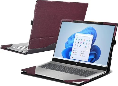 Funda para laptop HP 17s / 17-cp / 17z / Envy 17-cr / 17t / 17-ch / 17.3 pulgadas - Funda todo incluido a prueba de caídas con bolsillo interior de