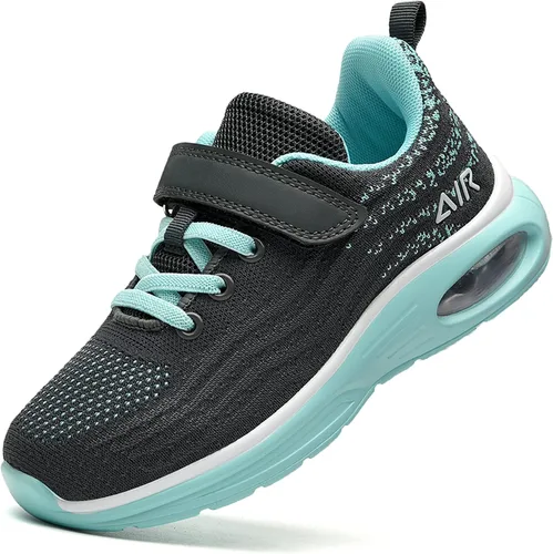 SURRAY Zapatos deportivos para correr y caminar para niños y niñas, transpirables, antideslizantes, para gimnasio, deportes, a la moda (niño