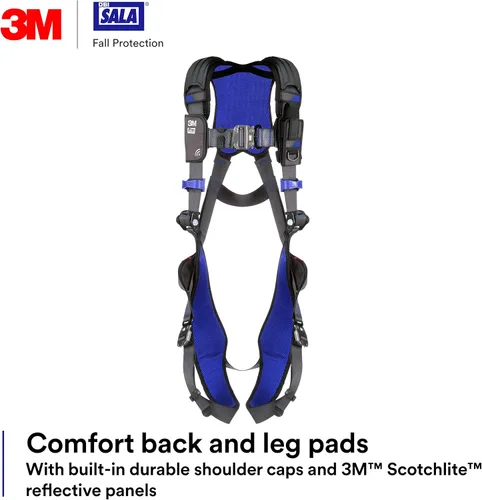 Miniatura 6 de 3M 1113004 DBI-SALA ExoFit X300 - Arnés de seguridad con chaleco cómodo, protección contra caídas, OSHA, ANSI, industria general, anillo en D