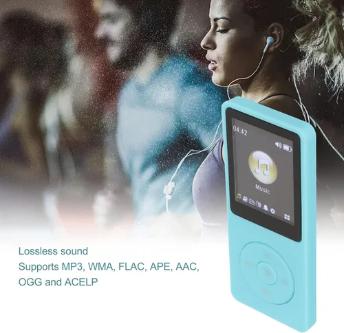 Miniatura 3 de Zunate Reproductor de MP3/MP4, reproductor MP3 MP4 digital portátil sin pérdidas para niños, delgado reproductor multimedia LCD de 1.8 pulgadas