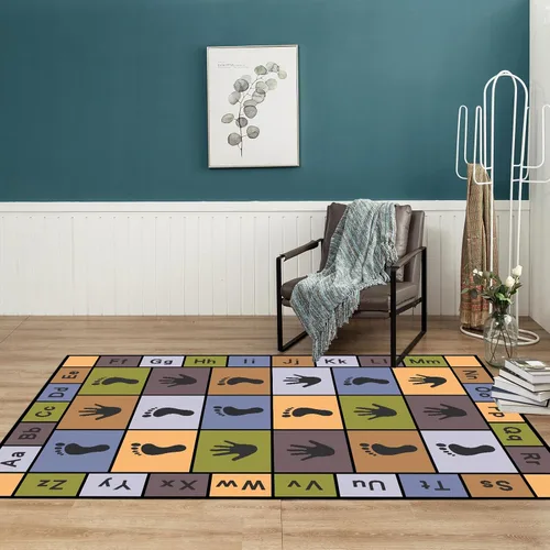 Miniatura 4 de Hopscotch - Alfombras de juego para niños, alfombra educativa del alfabeto ABC, sala de juegos, dormitorio, sala de estar, decoración de aprendizaje