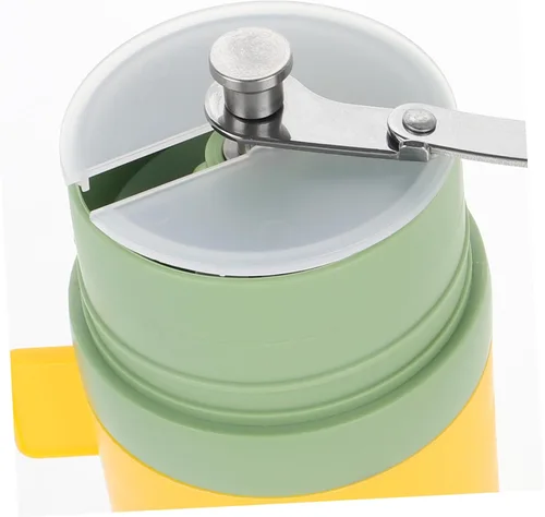 Miniatura 3 de SHOWERORO Molinillo de café portátil con manivela para acampar al aire libre, herramienta de molienda manual con ajustes de precisión, diseño
