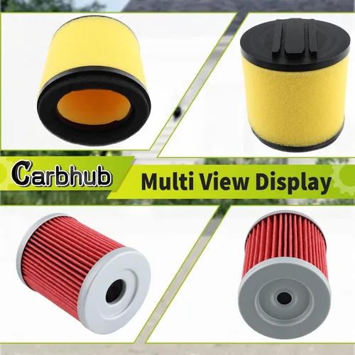 Miniatura 7 de Carbhub Kit de filtro de aceite de filtro de aire para Arctic Cat 250 2x4 4x4 Arctic Cat 300 2x4 4x4 Reemplazo para 0470-421, 0470-355