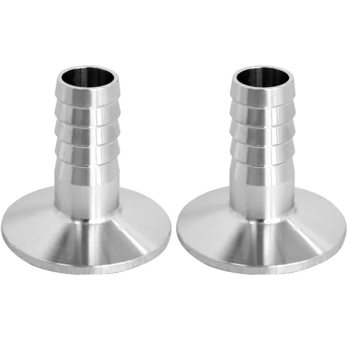 Miniatura 7 de Beduan Adaptador de acero inoxidable para preparación casera de 1.5 pulgadas con abrazadera triple a púas de 1/2 pulgada