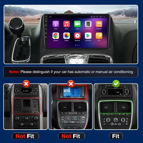 Miniatura 2 de 【4G + 64GB】Radio de coche para Dodge Grand Caravan, para Chrysler Grand Voyager/Town & Country, Android 13 Carplay y Android Auto con radio
