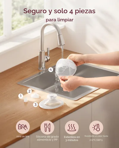 Miniatura 8 de Momcozy M5 Lite - Bomba extractora de leche manos libres portátil, brida DoubleFit para comodidad como la del bebé, 3 modos y 9 niveles de succión