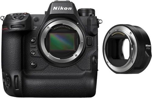 Nikon Cámara sin espejo Z9 con kit de adaptador FTZ II (2 artículos)