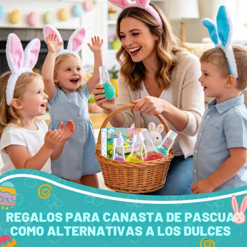 Miniatura 2 de Bombas de baño de pociones de Pascua para niños con juguetes sorpresa en el interior, rellenos de cesta de Pascua para adolescentes, paquete de 4