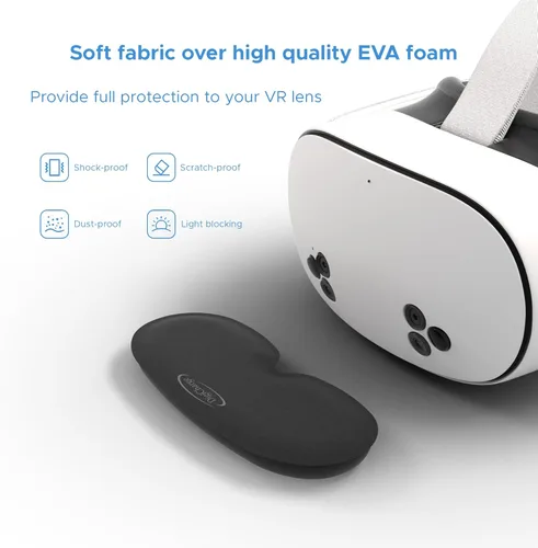Miniatura 2 de Digicharge Protector de cubierta de lente VR, compatible con Meta Quest 3S, 3S Xbox Edition, Quest 3, Quest 2, Oculus Rift S, Valve Index, Pico 4