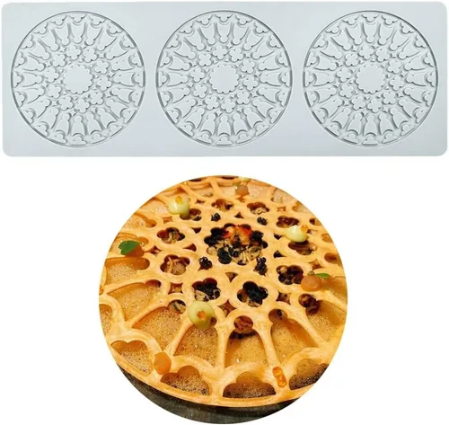Miniatura 29 de Moldes de Silicona de Hojas Huecas Moldes de Chocolate Corazón de Enamorados Geometría Molde de Silicona 3D Chocolate Dulces Molde de Hojas