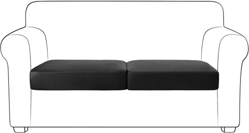 Miniatura 72 de Yates Home Funda de cojín de piel sintética para sofá, impermeable, elástica, para asiento de caravana, sofá biplaza, protector de muebles, funda