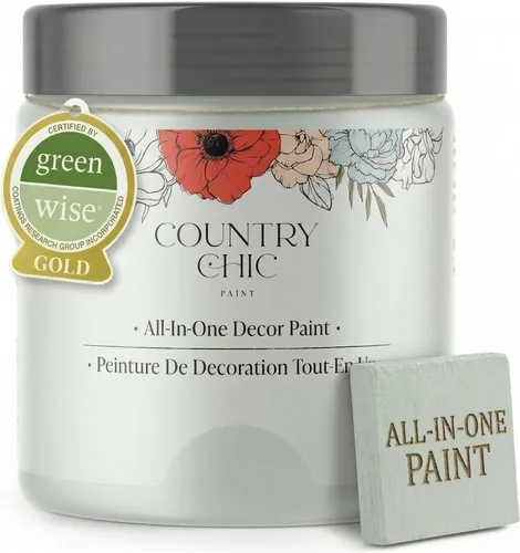 Miniatura 35 de Country Chic Pintura todo en uno estilo tiza para muebles, gabinetes, decoración del hogar, ecológica, acabado mate, imprimación incorporada y capa