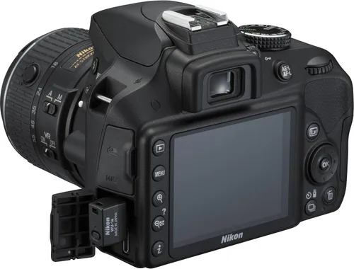 Miniatura 7 de Nikon D3300 24.2 MP CMOS Digital SLR con lente de zoom Auto enfoque S DX Nikkor 18-55mm f/3.5-5.6G VR II (Negro)