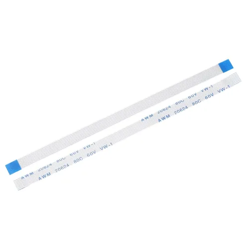 Miniatura 68 de uxcell Cable plano flexible, 10 pines de 0.020 in de paso de 5.906 in FPC FFC cable de cinta flexible para TV LCD, reproductor de DVD, laptop, 5