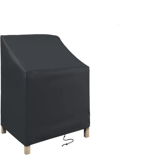 Miniatura 13 de STARTWO Fundas apilables para sillas de patio, resistentes e impermeables, para muebles de exterior, se adapta a 4-6 sillas de comedor apilables, 36