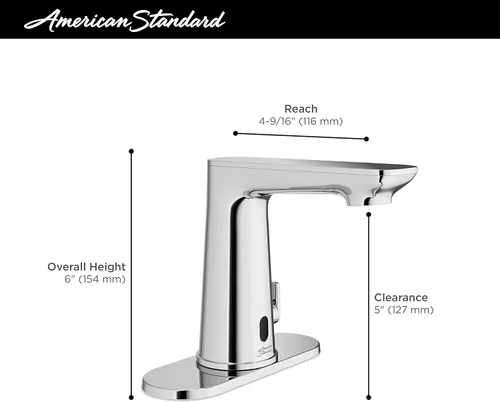 Miniatura 4 de American Standard 7020255.002 Grifo de baño sin contacto integrado Clean-IR Cromo pulido