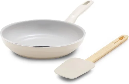Miniatura 15 de GreenPan Dover - Sartén de 12 pulgadas con revestimiento antiadherente de cerámica libre de PFAS no tóxicos, para sellar, saltear, freír huevos