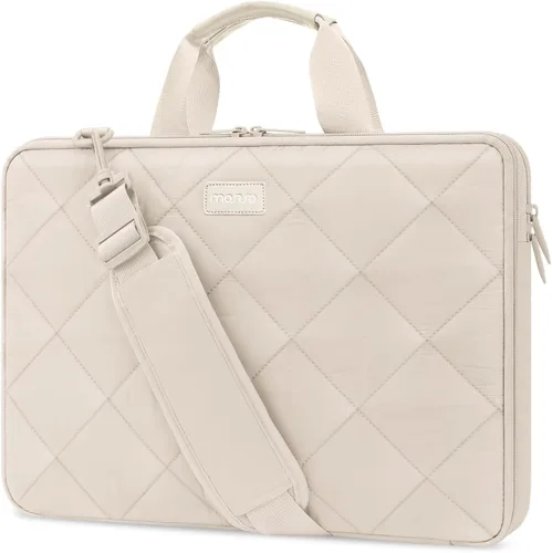 Miniatura 10 de MOSISO 360 Protective Laptop Shoulder Bag, Double Layer Fluffy Padded Laptop Bag with Anti-theft Zipper