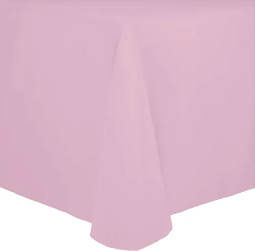 Miniatura 7 de Ultimate Textile Cotton-Feel - Mantel ovalado de poliéster hilado resistente a las manchas y a las arrugas, lavable a máquina, color berenjena, 1