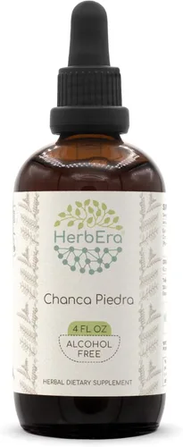 Chanca Piedra - Extracto de hierbas sin alcohol, gotas líquidas concentradas de piedra natural de Chanca (Phyllanthus niruri) hierba seca (4 onzas