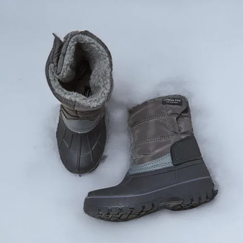 Miniatura 6 de London Fog Jett Botas de nieve para niños, botas de nieve de invierno aisladas para niños y niñas, tallas de 11 a 5