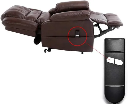 Miniatura 6 de Reemplazo remoto de silla elevadora, 5 pines, 2 botones, recto, control remoto reclinable eléctrico, repuesto para la mayoría de marcas de sillas