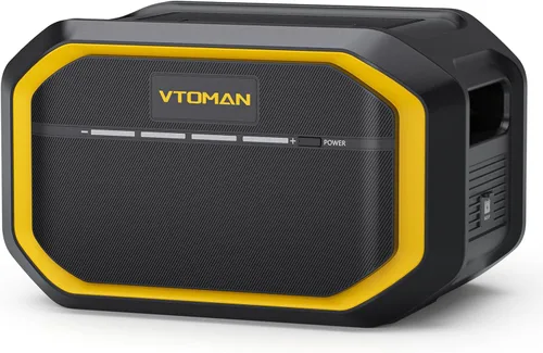 Miniatura 9 de VTOMAN Jump 600X Batería extra 640Wh para Jump 600X Estación de energía portátil, LiFePO4 (LFP) Batería de expansión de reserva con protección BMS