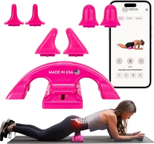 Miniatura 15 de Thrival - Herramienta de liberación muscular completamente ajustable para psoas, flexor de cadera, espalda, glúteo, iliaco y cuello para liberación