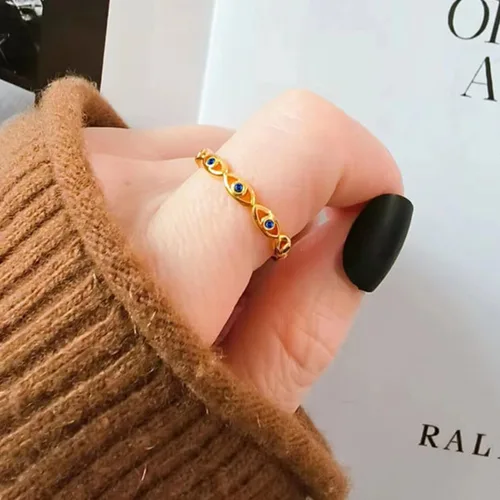 Miniatura 104 de 925 Sterling Silver Ring Minimalist Adjustable Rings Band Handmade Rings for Women Girls