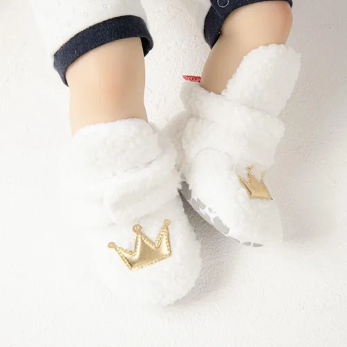 Miniatura 25 de Sawimlgy - Botines de algodón antideslizantes para recién nacido, con agarre, para cuna o para el invierno