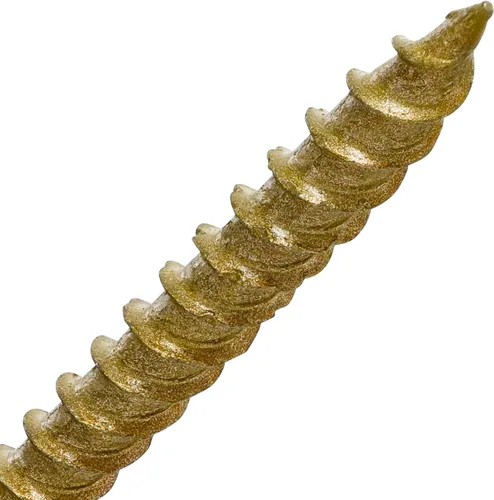 Miniatura 9 de Power Pro Tornillos de madera para exteriores de alta calidad, tornillos multiusos #10 x 2-1/2 pulgadas para proyectos al aire libre, broca estrella