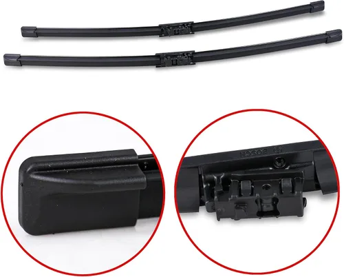 Miniatura 3 de Bosch 3397009843 AeroTwin Repuesto original de limpiaparabrisas OE para lado del conductor y del pasajero - Paquete de 2 (22" x 22")